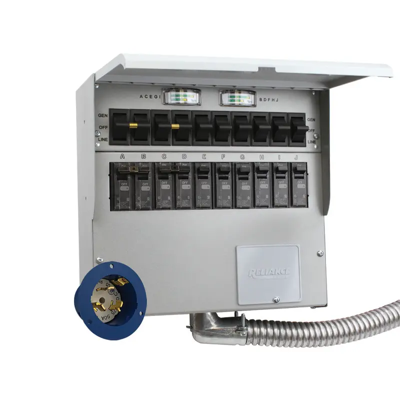 Reliance A510A 50A Portable Transfer Switch for 125/250V Generator Hookup