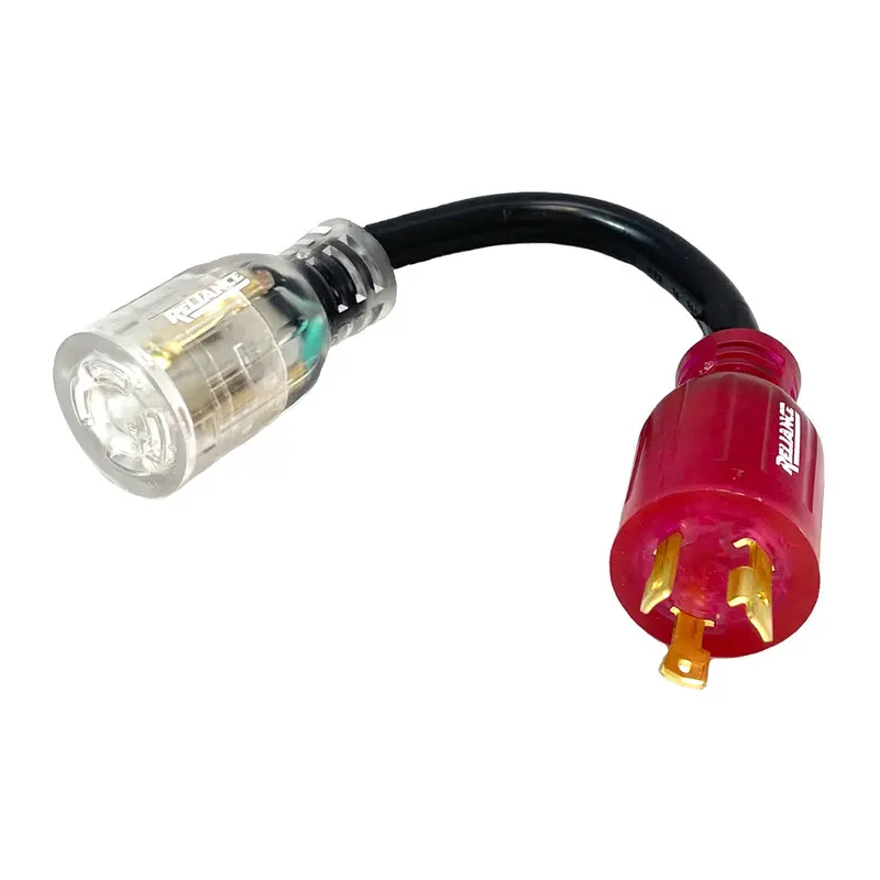 Reliance AC3130 30A Adapter Cord — L5-30 Plug to L14-30 Connector, 125V