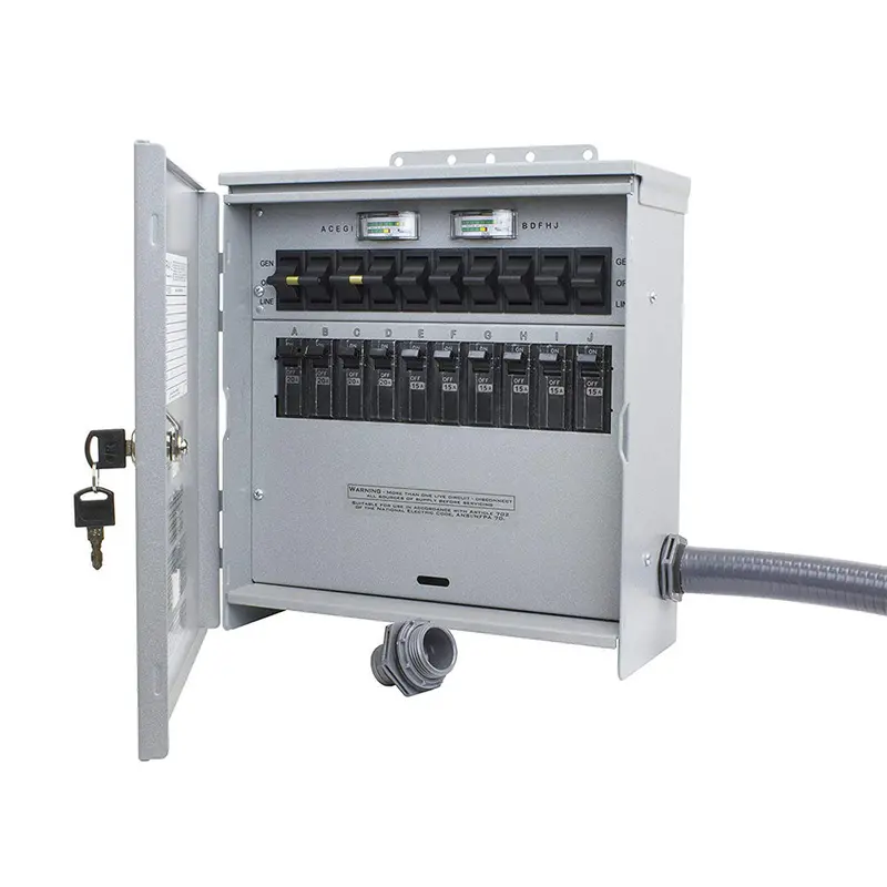 Reliance R510A Pro/Tran-2 Outdoor Transfer Switch – 50-Amp, 10-Circuit, 120/240V