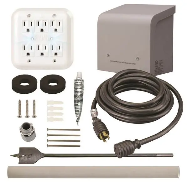 Reliance WKPBN3040 Through-the-Wall Generator Inlet Kit — 30A, 250V (Includes PC3040M)