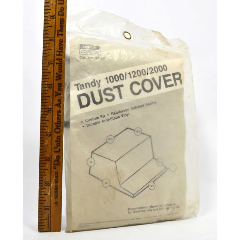 Retro Tandy 1000/1200/2000 Dust Cover – Catalog #26-541 (Factory Sealed, Rare)