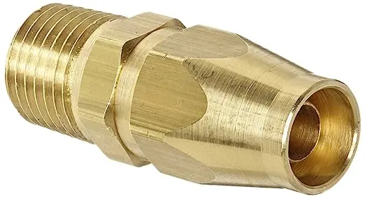 Reusable Rigid Coil Hose: 1/4-Inch ID x 1/4-Inch Male Pipe Thread