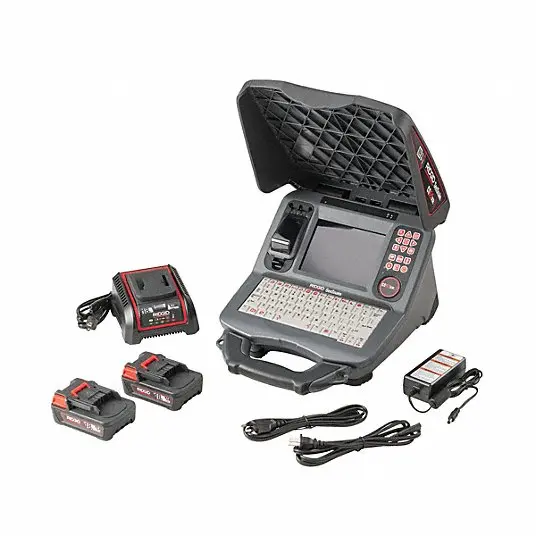 RIDGID CS65XR Compact Inspection Camera Kit – Includes Dual Batteries & Charger