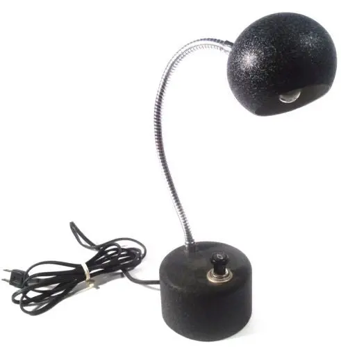 Roxter Corp. Mid-Century Desk Lamp — 1950s–60s Gooseneck Design with Built-in Cigarette Lighter, Mint Condition