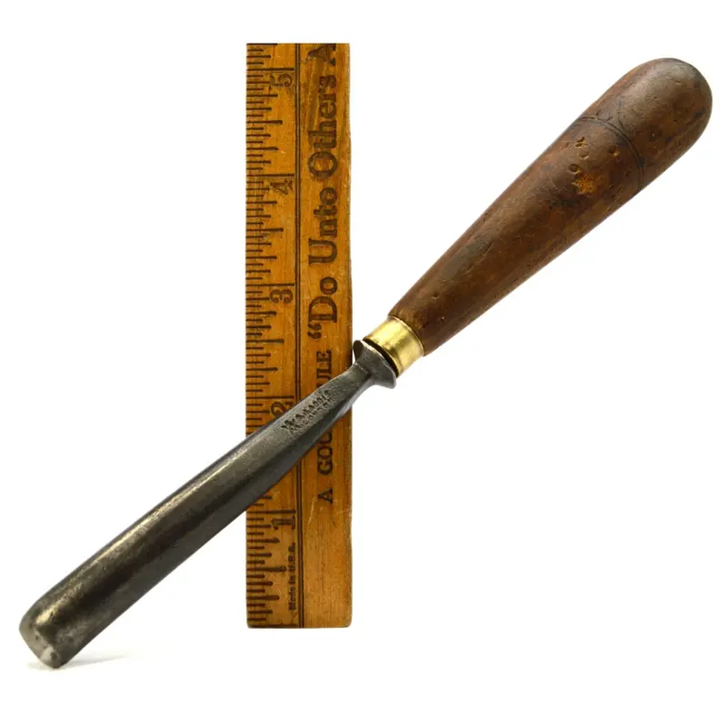 S.J. Addis No. 19 Carving Gouge – 1/2″ London-Made Wood Tool, Vintage English Craftsmanship