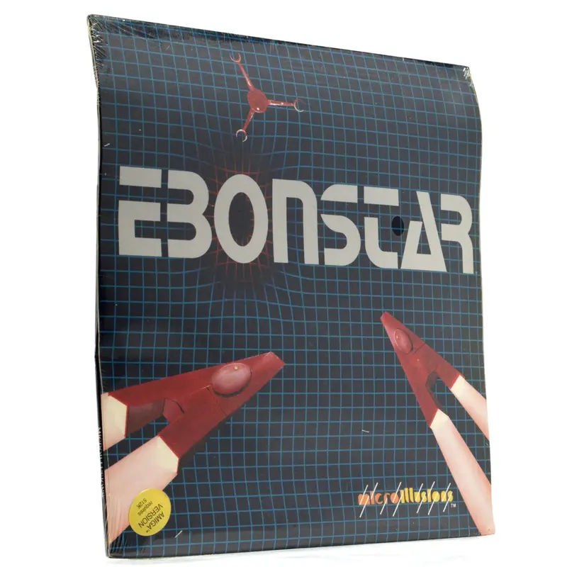 Sealed Commodore Amiga 512K Computer Game – Factory-Fresh Ebonstar Title, Released c.1987