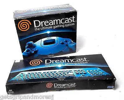 Sega Dreamcast Console Bundle – Includes Original Box, Keyboard, and Accessories – Excellent Working Condition