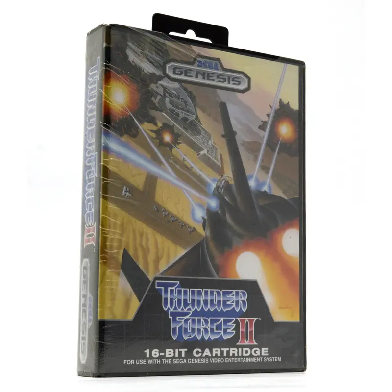 Sega Genesis ‘Thunder Force II’ – Side-Scrolling Shoot-‘Em-Up, Factory Sealed NIB Cartridge