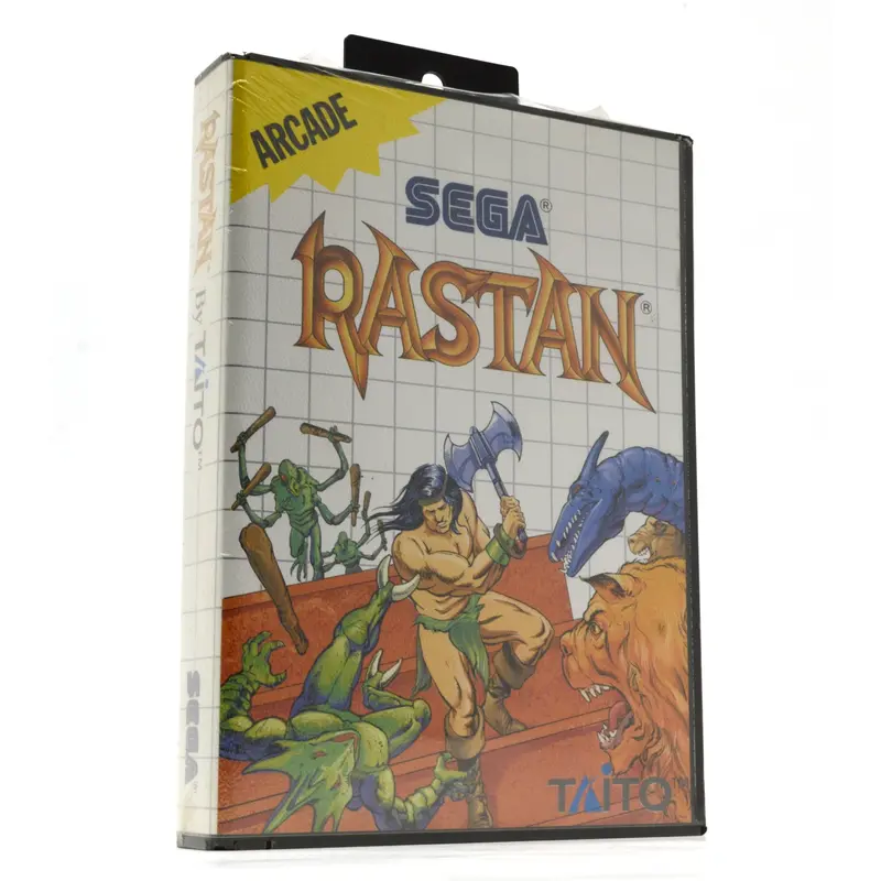 Sega Master System ‘Rastan’ – Arcade-Style Platformer Cartridge, Factory Sealed, 1988