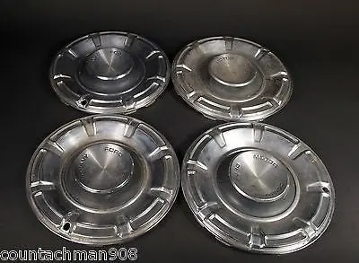 Set of Four 14″ Ford Maverick Hubcaps – Classic Chrome-Finished Wheel Covers