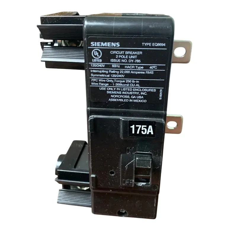 Siemens EQ8694 175A 2-Pole Circuit Breaker – 120/240V, New in Original Packaging