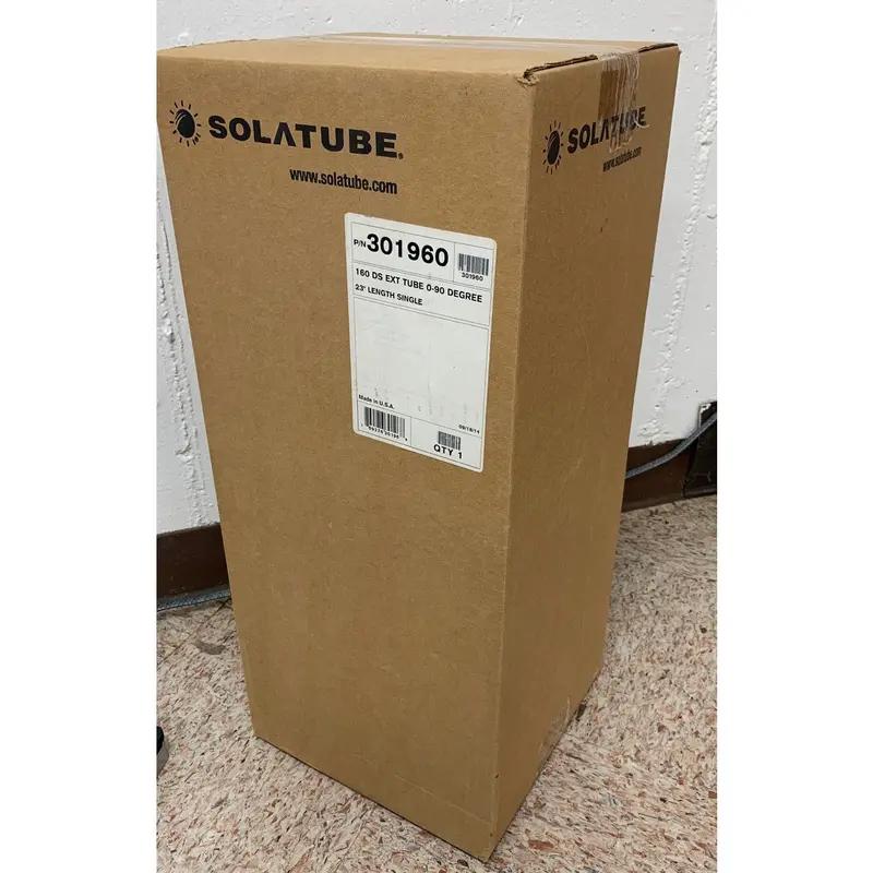 Solatube 301960 10″ x 24″ 90° Elbow with 160 DS Extension Tube – Brand New in Original Box