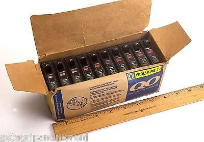 Square D QO120 Circuit Breaker Set – 10-Pack, 120VAC, 20A – Brand New Unopened