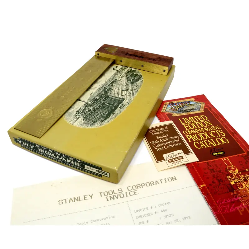 Stanley Eagle Try Square #93-507 – 150th Anniversary Edition, Mint in Box