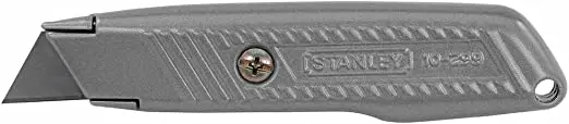 Stanley Interlock Fixed-Blade Utility Knife for Precision Cuts