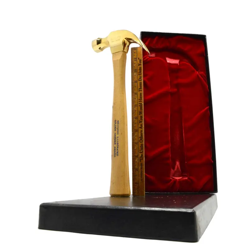 Stanley Mechanix Illustrated Golden Hammer Award – Vintage 100 Plus Gold-Head Hammer