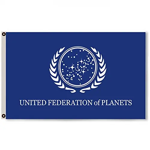 Star Trek Federation Flag – Sci-Fi Inspired Planets Banner