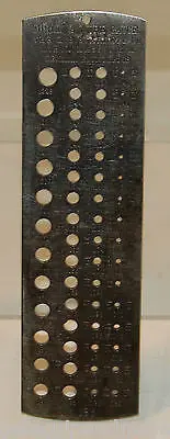 Starrett 186 Drill and Wire Gauge Set – Functional & Tested