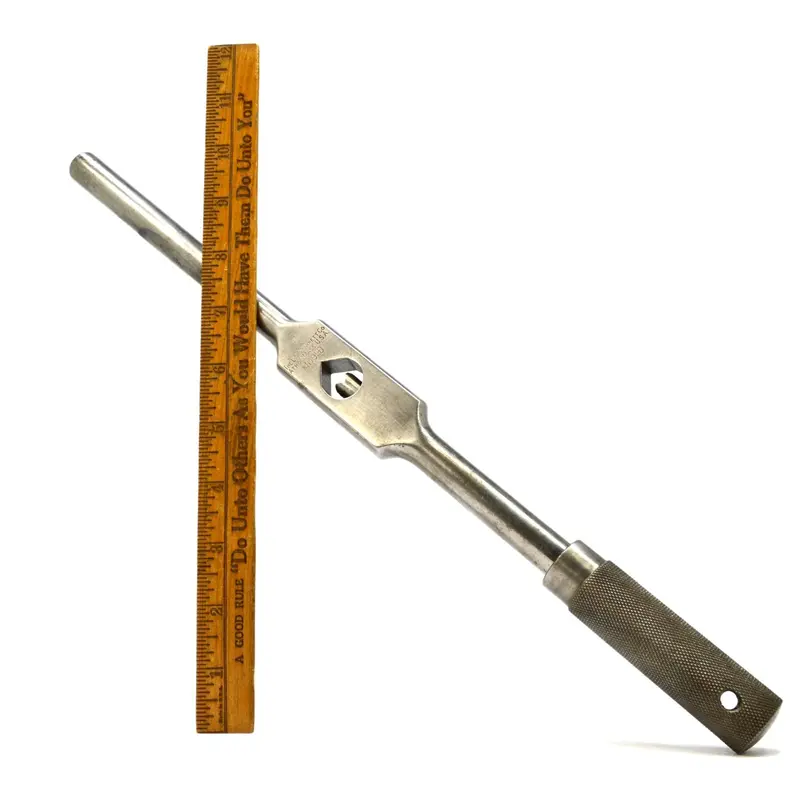Starrett No. 91-D Heavy-Duty Tap Wrench – 16-Inch Precision Tool for Taps Ranging from 5/16 to 3/4 Inch