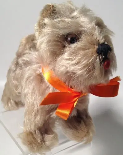 Steiff Tessie Schnauzer – Classic Mohair Stuffed Animal Toy, Vintage Edition