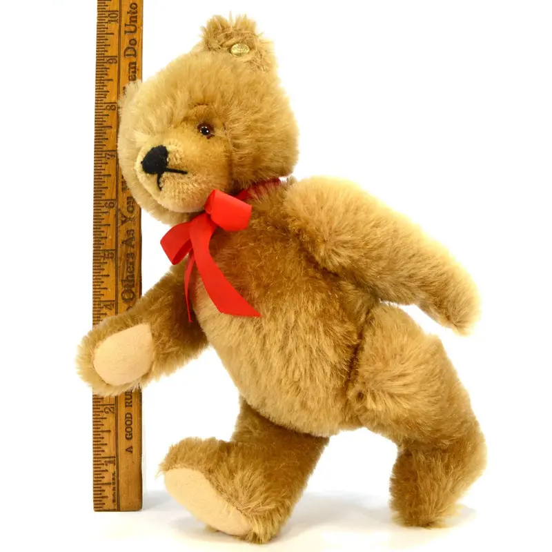Steiff Valentine Teddy Bear Replica – 10-Inch Cinnamon Mohair, Model #0211/26, No Vest or Tags