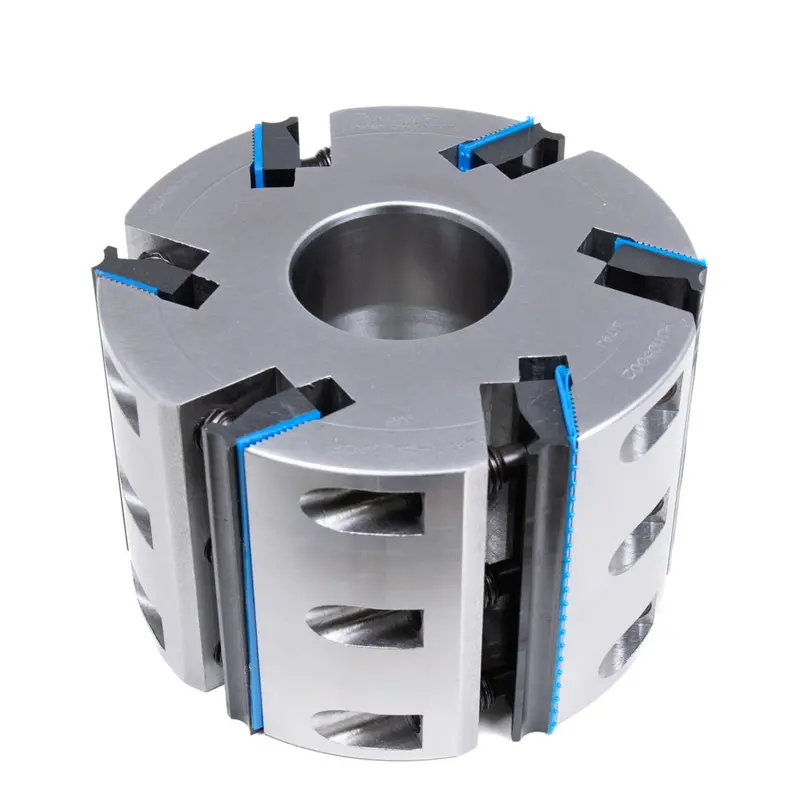 Straight-Bore Clearance Moulder Head – 100mm CL, 150mm OD, 2-1/8″ Bore, 6-Knife, 20° Angle