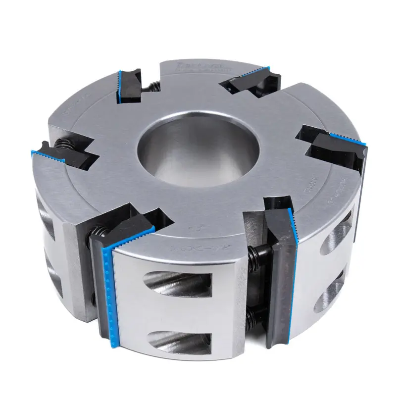 Straight-Bore Clearance Moulder Head – 60mm CL, 150mm OD, 2-1/8″ Bore, 6-Knife, 20° Angle