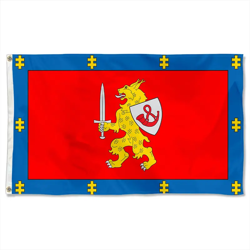 Tauragė County (Lithuania) Reversible Flag Banner