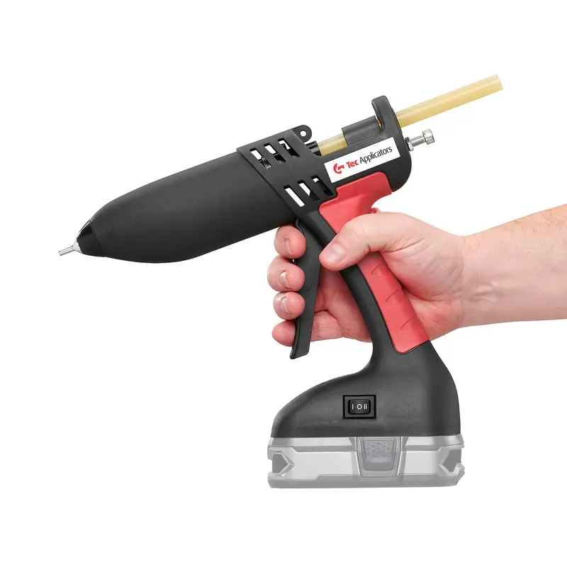 TEC 808-12 Cordless 1/2″ Dual-Temperature Industrial Glue Gun – Battery Not Included