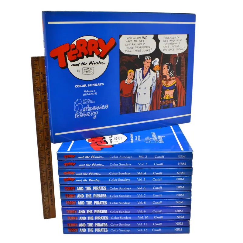 Terry and the Pirates Hardcover Box Set – Vols. 1–12, Flying Buttress Press (1990)