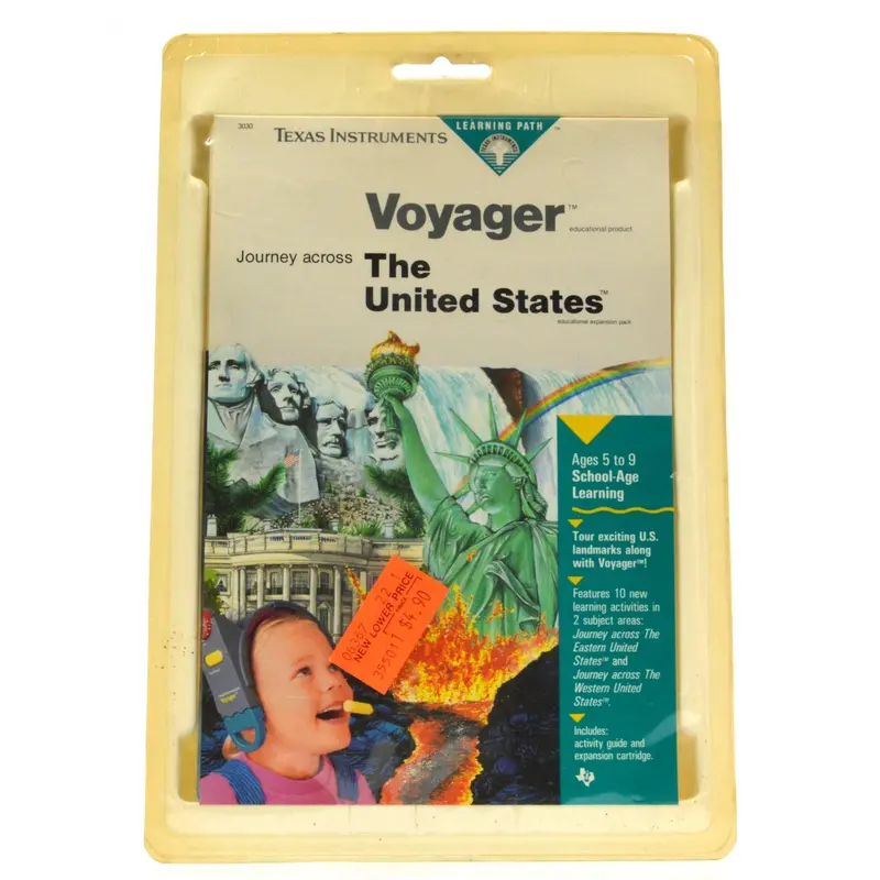 Texas Instruments Voyager: ‘Journey Across the United States’ — Factory-Sealed Educational Software