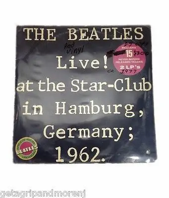 The Beatles – Live at the Star Club, Hamburg 1962 – Red Vinyl DJ Promo LP