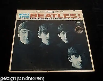 The Beatles ‘Meet the Beatles!’ Capitol Records Vinyl – Classic 1964 Release in Great Shape