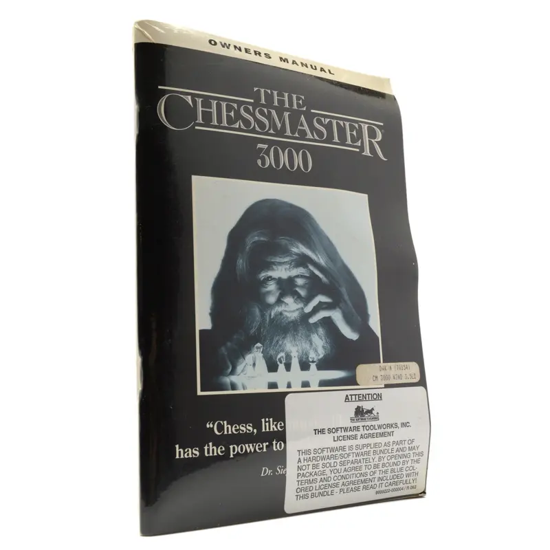 The Chessmaster 3000 — Factory-Sealed PC Chess Game with Original Manual