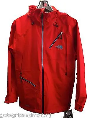 THE NORTH FACE Cymbiant Recco Jacket – Fiery Red Cryptic FlashDry, Men’s Size S/P (New)