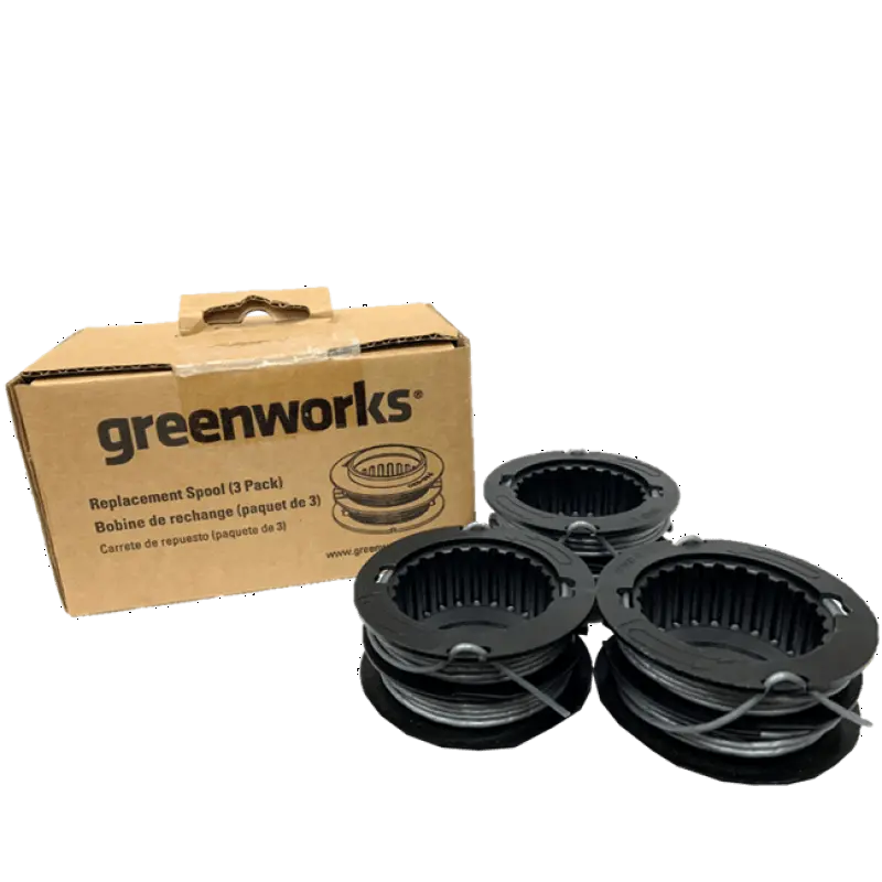 Three-Pack of 0.080-Inch Dual-Line Replacement Trimmer Spools