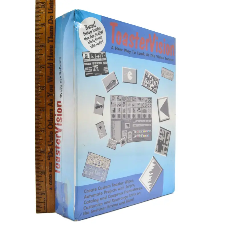 ToasterVision PC Programming Software – Sealed Vintage Video Development Tool for Early Home Computers