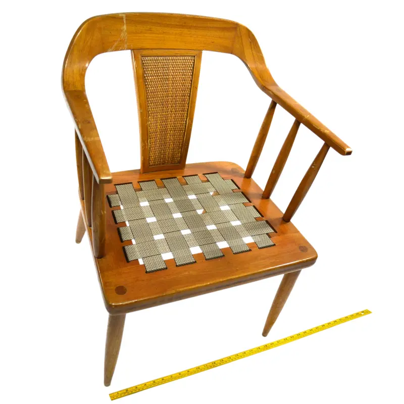 Tomlinson Mid-Century Armchair – Walnut ‘Sophisticate’ Model with Modern Curved Silhouette