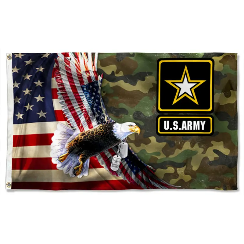 U.S. Army Veteran Eagle Banner – Military Appreciation Flag