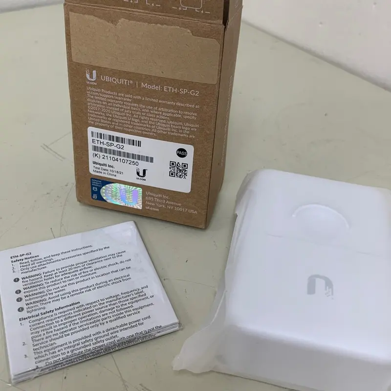 Ubiquiti ETH-SP-G2 Ethernet Surge Protector – Factory-Sealed Original Packaging
