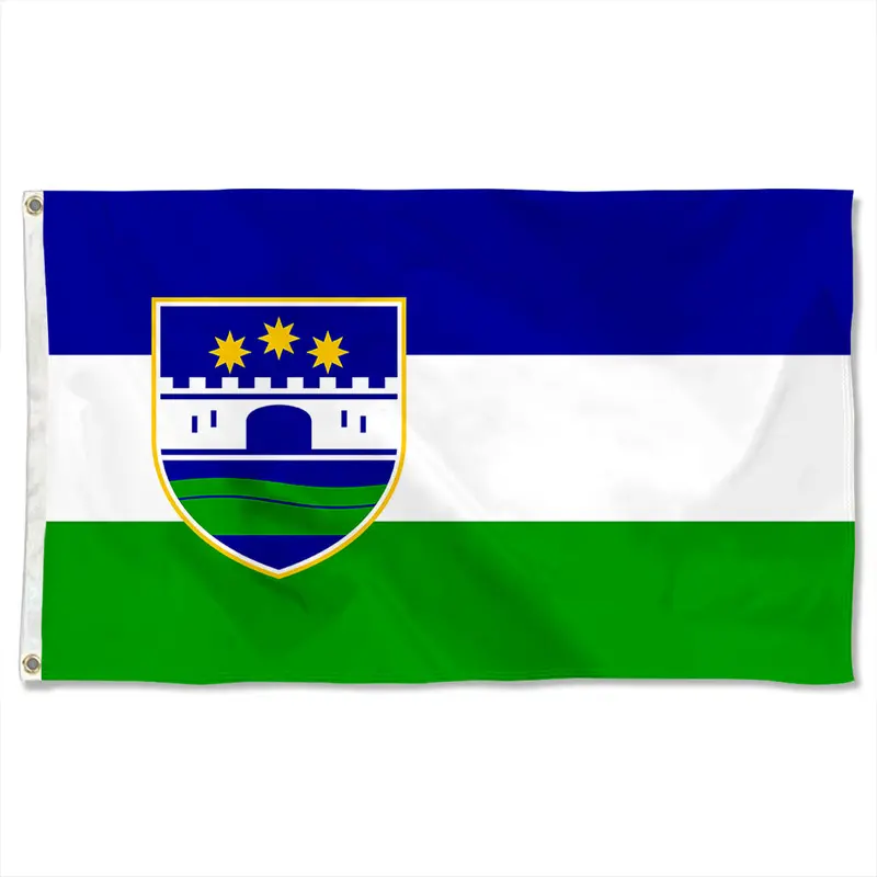 Una-Sana Canton (Bosnia) Indoor & Outdoor Double-Sided Flag Banner