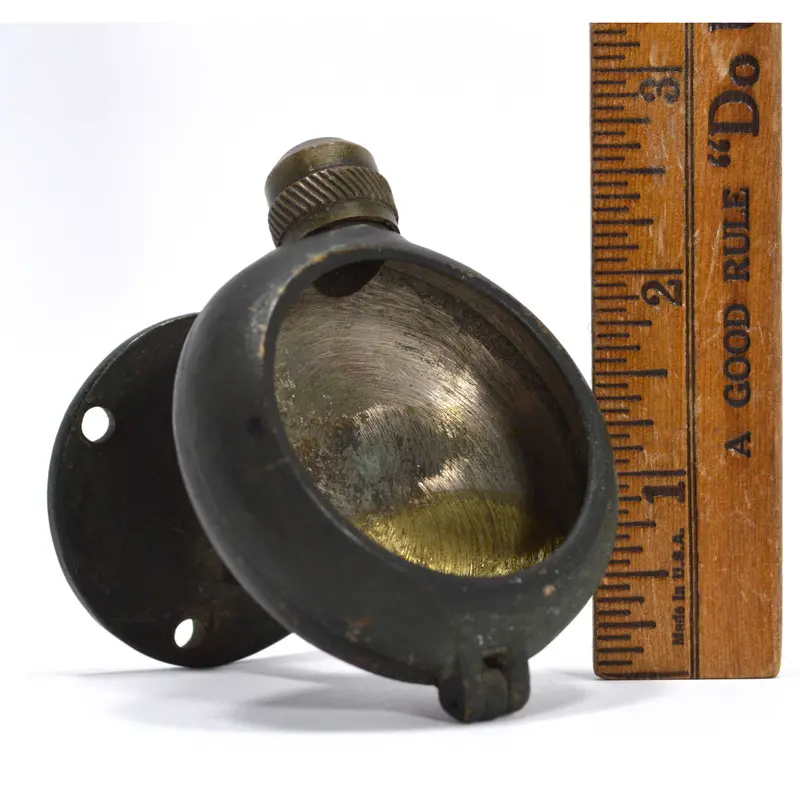 Unbranded Brass Pocket Watch Dash Mount – Vintage Automotive Clock Holder for Classic Cars