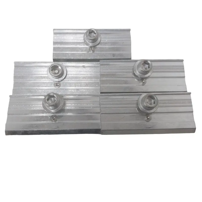 Unirac MFR 5-1 Silver Microinverter Optimizer Mounts for Solar Panels (5-Pack)