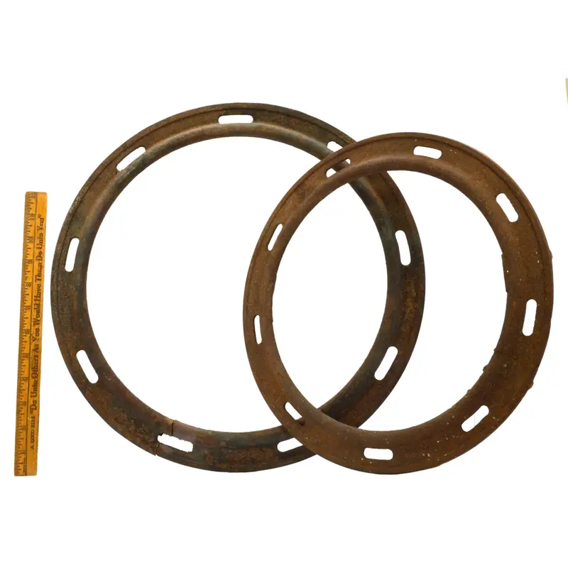 Upcycled Steel Porthole Windows – Dual Set Ideal for Framing Art or Mirrors