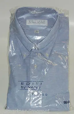 Van Heusen Editions Men’s Light Blue Dress Shirt – Size 17 × 34/35 – Brand New