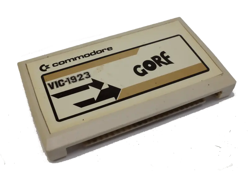 VIC-20 Gorf – Commodore VIC-1923 Space Combat Game Cartridge
