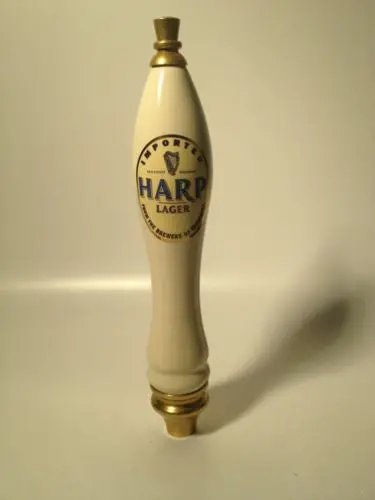 Vintage Beer Tap Handle Featuring Harp Lager Logo