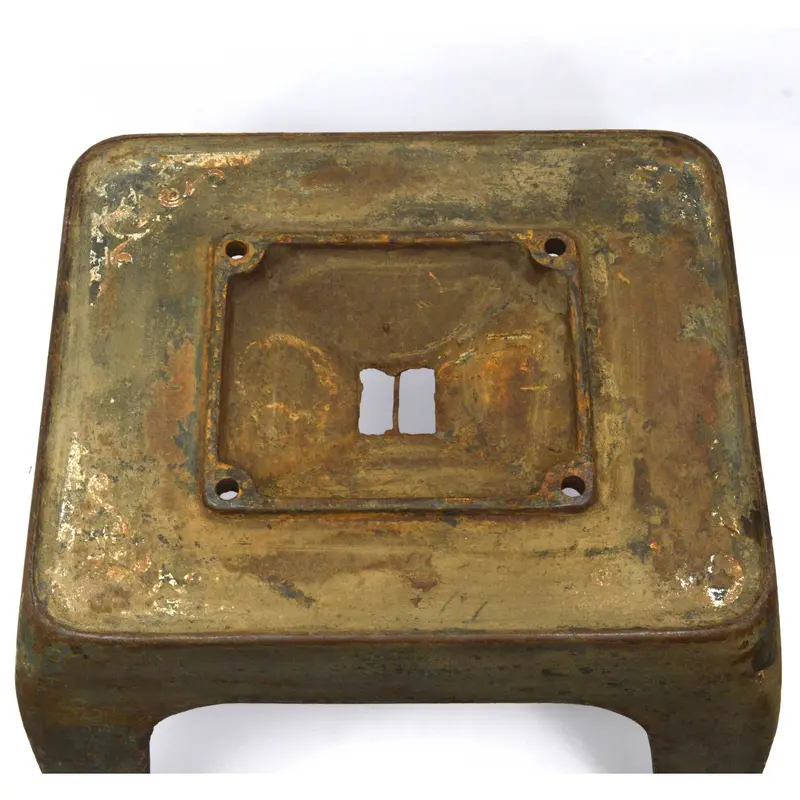 Vintage Cast Iron Cream Separator Base – Salvaged Four-Legged Stand for Restoration or Display