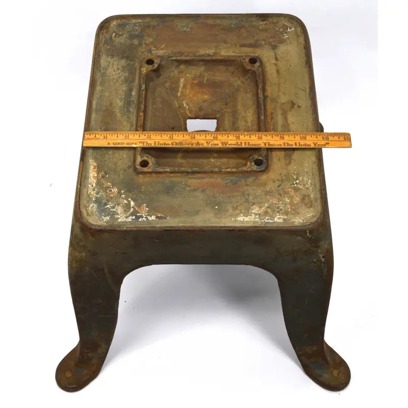 Vintage Cast Iron Cream Separator Base – Salvaged Four-Legged Stand for Restoration or Display