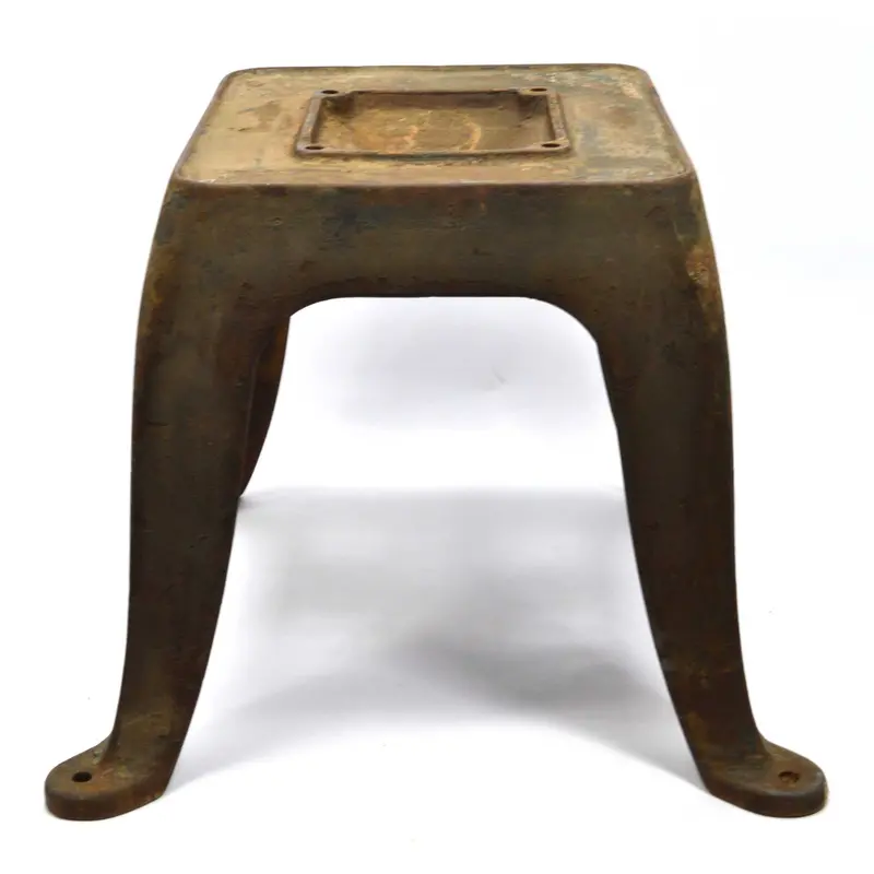 Vintage Cast Iron Cream Separator Base – Salvaged Four-Legged Stand for Restoration or Display